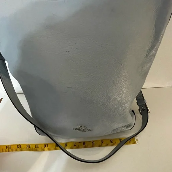 Coach Abby Duffle Shoulder Bag in Light Blue - Picture 14 of 15